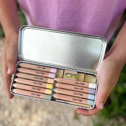 Aquarellstifte Set Pastell-Mix