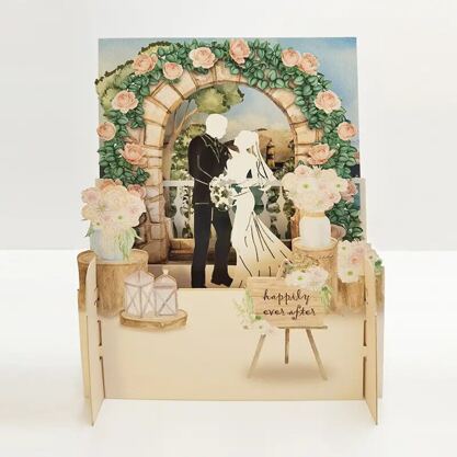 Pop-Up Karte just married