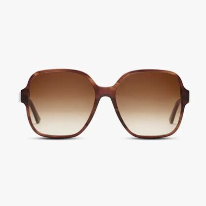 PATRIZIA Sonnenbrille in Horn-Optik mit smoked Verlaufsgläsern