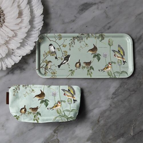 Garden Birds Serviertablett 32 x 15