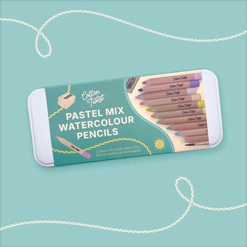 Aquarellstifte Set Pastell-Mix