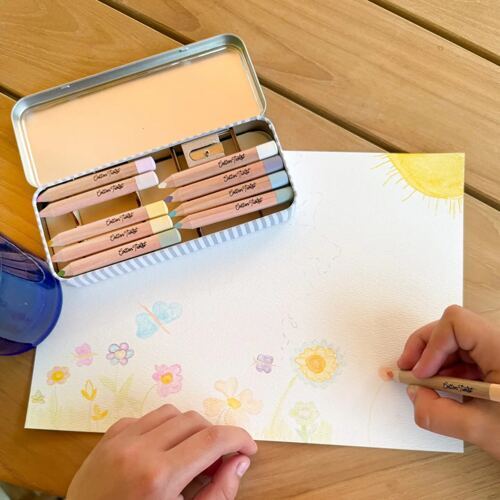 Aquarellstifte Set Pastell-Mix