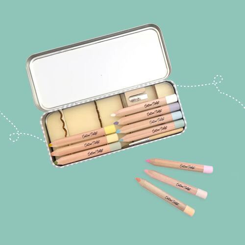 Aquarellstifte Set Pastell-Mix