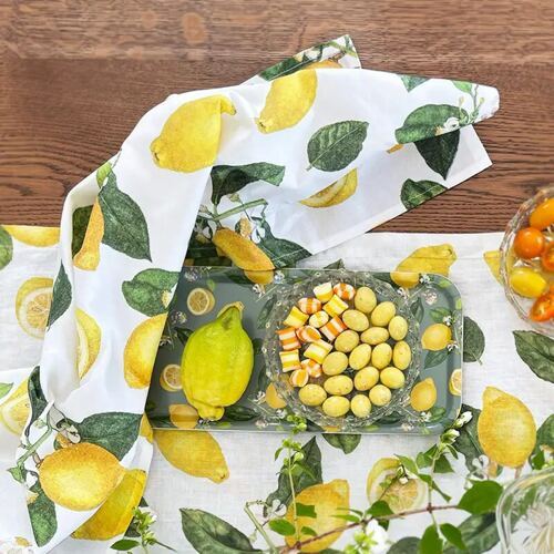 Zitronen Serviertablett