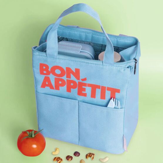 HELLBLAUE BON APPÉTIT KÜHLTASCHE