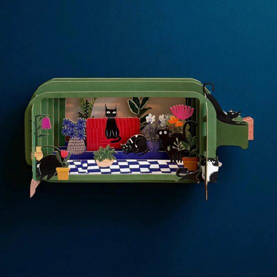 Pop-Up Karte Kitty Cats