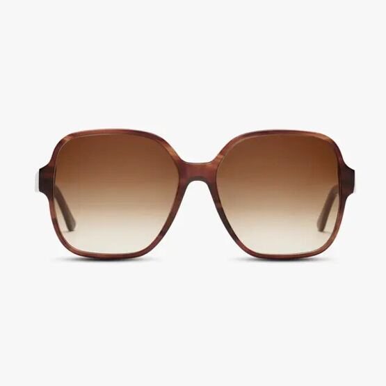 PATRIZIA Sonnenbrille in Horn-Optik mit smoked Verlaufsgläsern